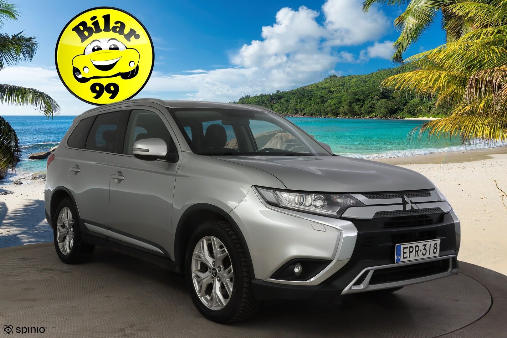 Mitsubishi Outlander 2019 2,0 MIVEC Active 2WD CVT 5P ** Lohko+Sisä / Vakionopeuden säädin / P-Kamera  / Vetokoukku ** - * Suomi-auto / Ratin lämmitin / Juuri huolettu! *