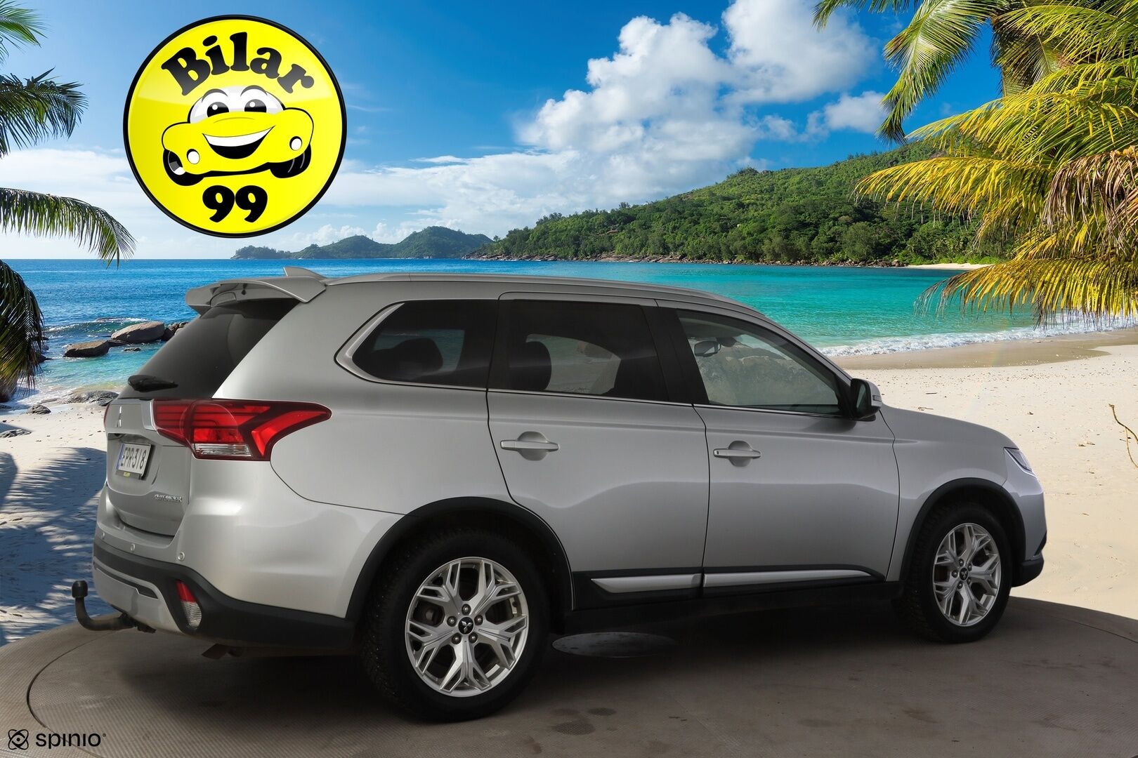 Mitsubishi Outlander 2019 2,0 MIVEC Active 2WD CVT 5P ** Lohko+Sisä / Vakionopeuden säädin / P-Kamera  / Vetokoukku ** - * Suomi-auto / Puhdas bensa maasturi * - HULLU BLACKWEEK KORKOTARJOUS 2,49%