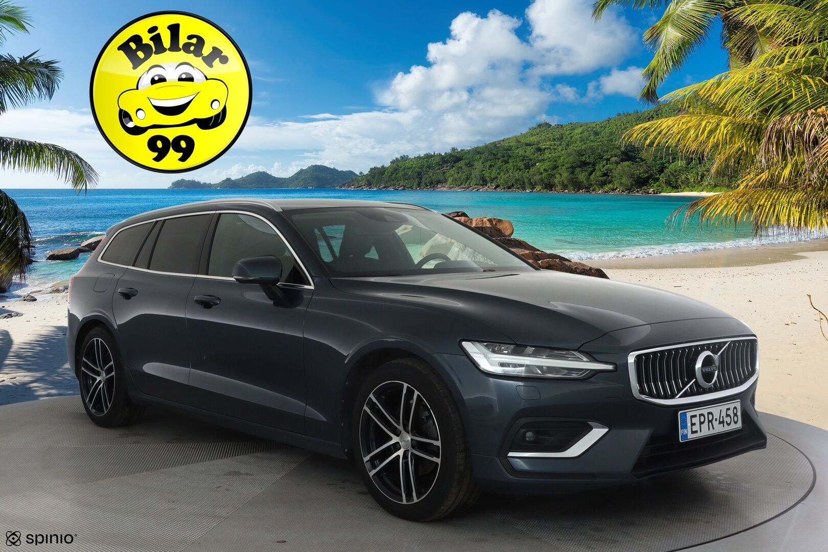 Volvo V60 2019 D3 Business Inscription aut * Webasto / Koukku / Adapt.Vakkari / Peruutuskamera / Full LED / Sporttipenkki Muistilla / Navi - 1-om Suomi-auto / Kahdet Renkaat / Merkkihuollettu!