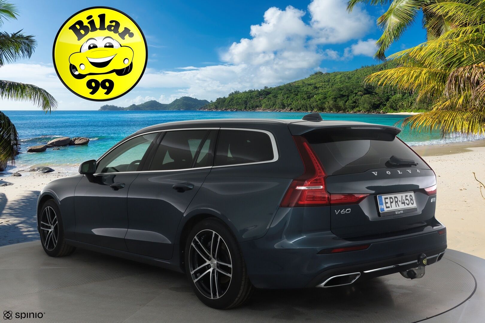 Volvo V60 2019 D3 Business Inscription aut * Webasto / Koukku / Adapt.Vakkari / Peruutuskamera / Full LED / Sporttipenkki Muistilla / Navi - 1-om Suomi-auto / Kahdet Renkaat / Merkkihuollettu!