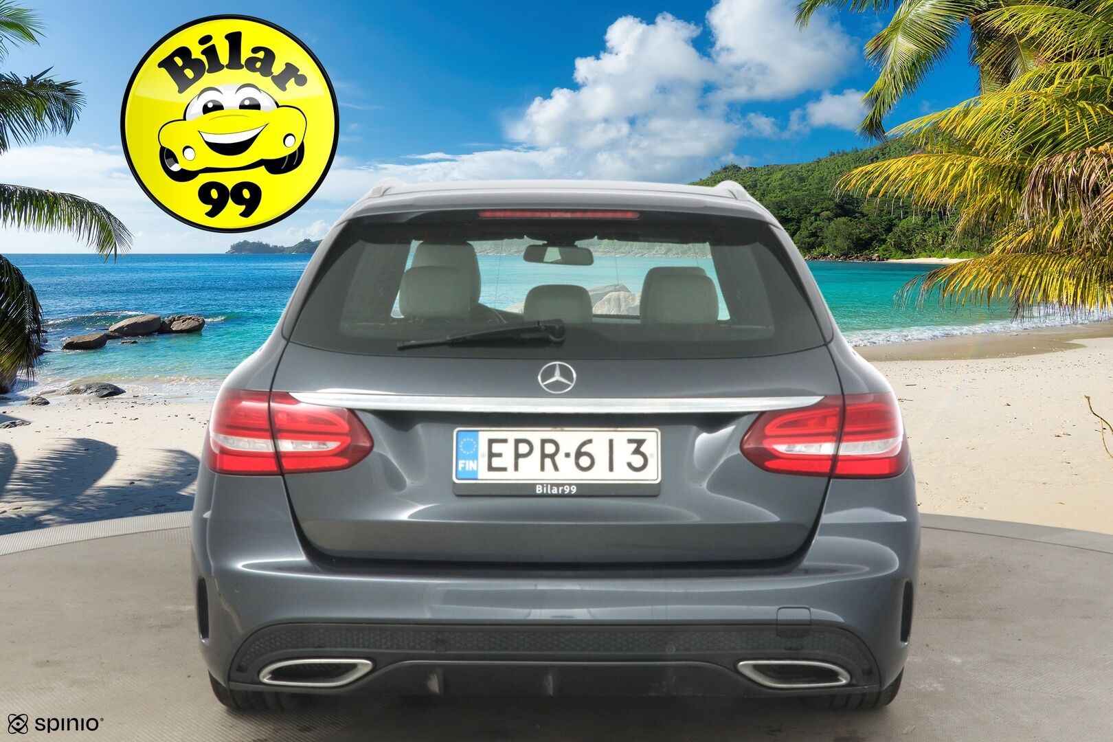 Mercedes-Benz C 2016 200 d T A Premium Business AMG - Burmeister | LED | Vaaleat nahat |  Ambient | Navi | Sähköpenkit | Moottori vaihdettu 