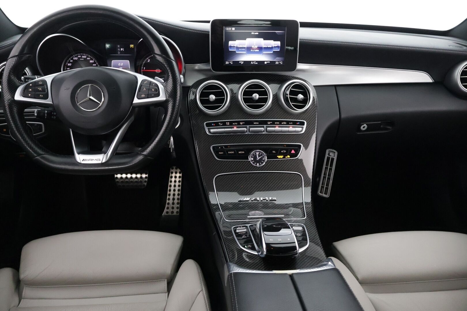 Mercedes-Benz C 2016 200 d T A Premium Business AMG - Burmeister | LED | Vaaleat nahat |  Ambient | Navi | Sähköpenkit | Moottori vaihdettu 