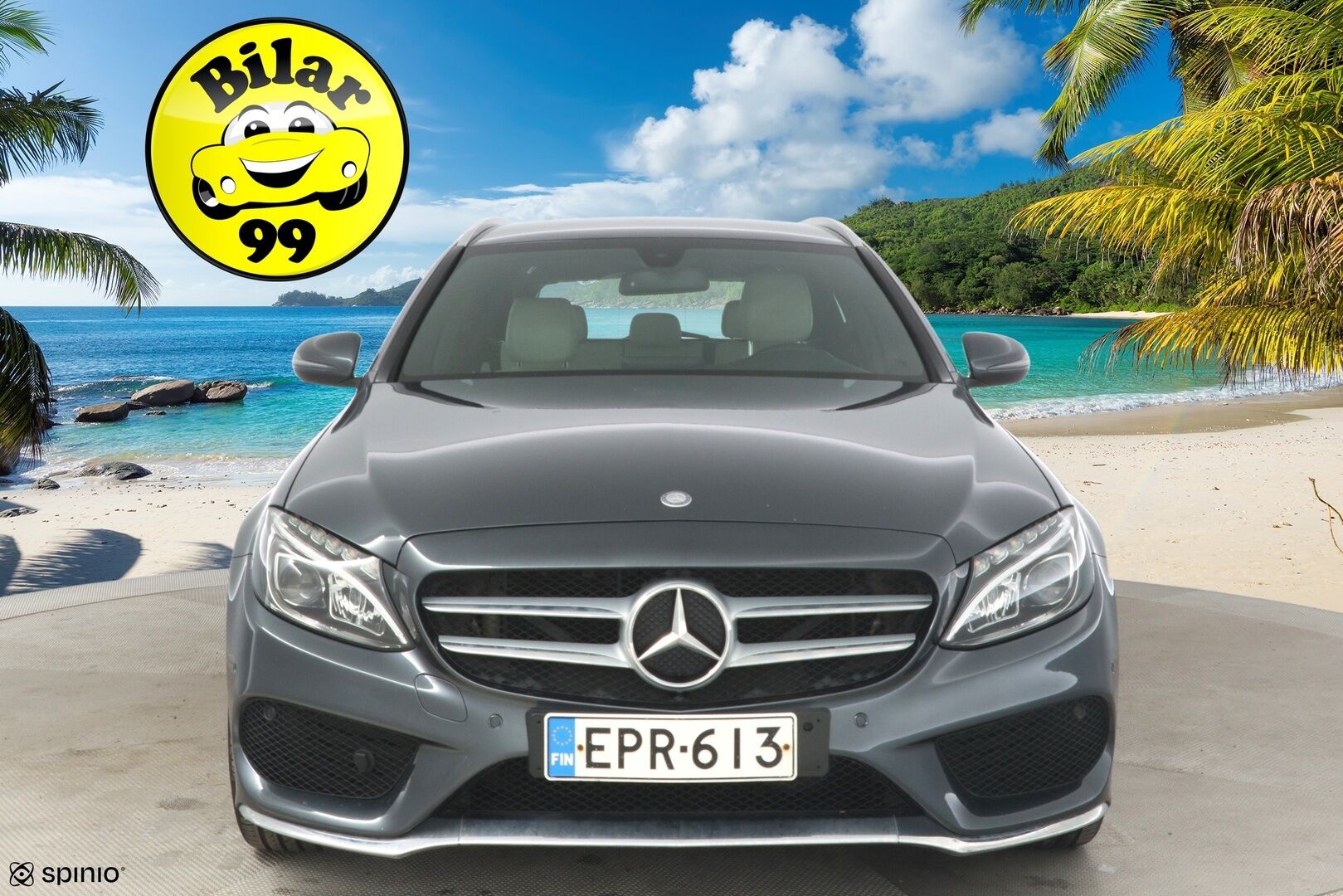 Mercedes-Benz C 2016 200 d T A Premium Business AMG - Burmeister | LED | Vaaleat nahat |  Ambient | Navi | Sähköpenkit | Moottori vaihdettu 