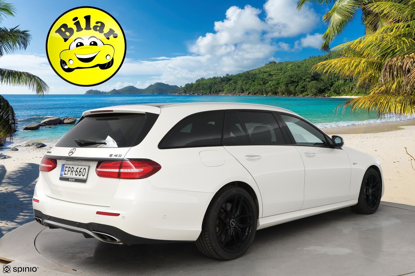 Mercedes-Benz E 43 AMG 2017 4MATIC - Webasto | Distronic+ | Panorama | HUD | 360° | Nappanahat muistilla | Vetokoukku | Multibeam | Widescreen | Harvoin tarjolla!