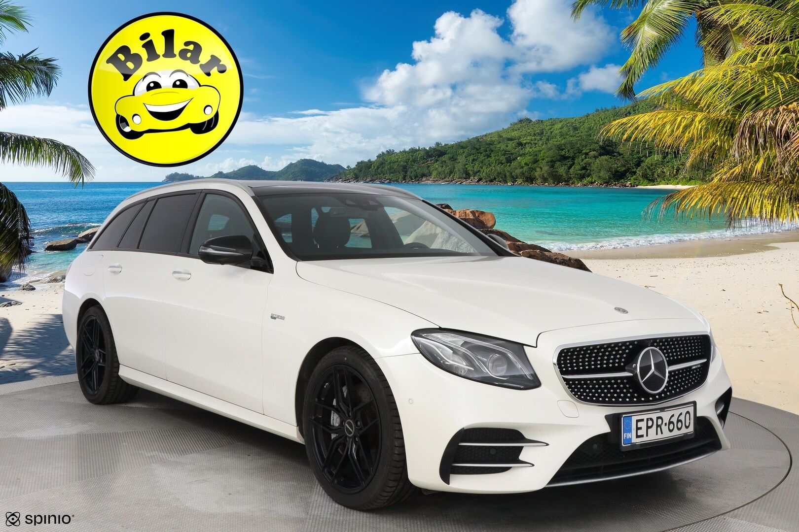 Mercedes-Benz E 43 AMG 2018 4MATIC - Webasto | Distronic+ | Panorama | HUD | 360° | Nappanahat muistilla | Vetokoukku | Multibeam | Widescreen | Harvoin tarjolla!