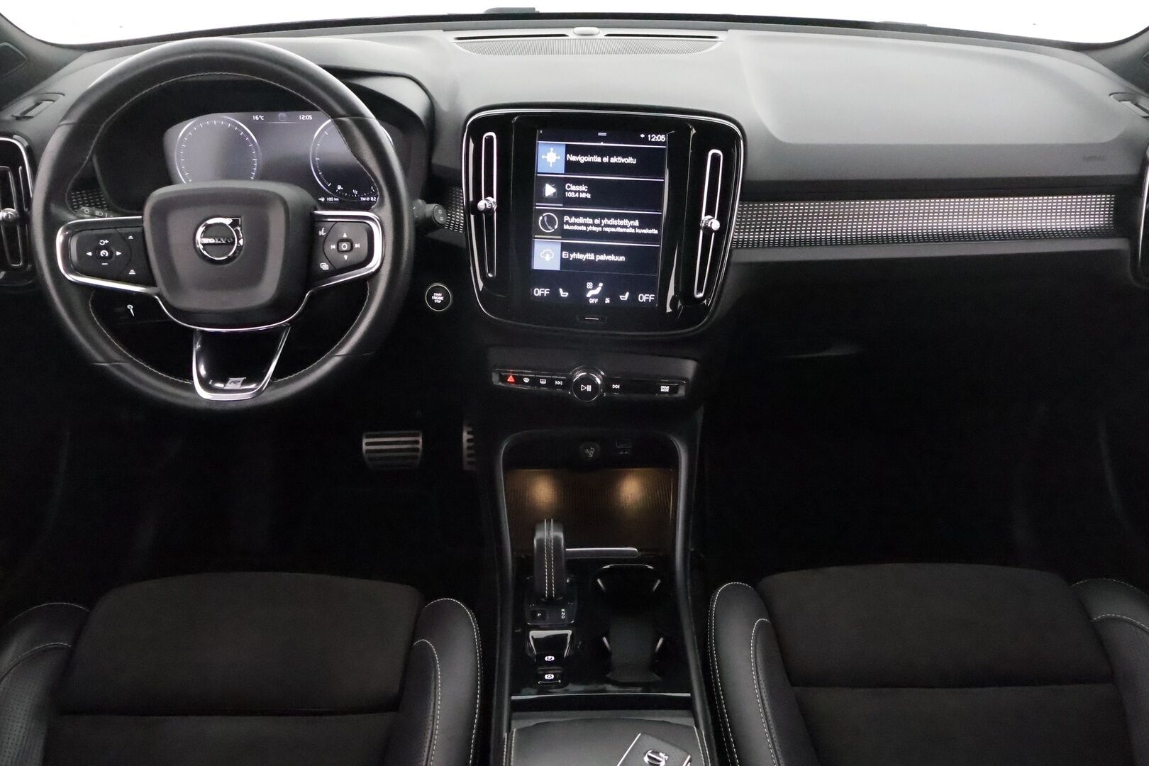 Volvo XC40 2019 D3 AWD Business R-Design aut** Koukku / Adapt.vakkari / Android&Aple / P.kamera / KeyLess / LED ** - 3,99 % KORKOTARJOUS TÄHÄN AUTOON - Suomi-auto / Kahdet renkaat