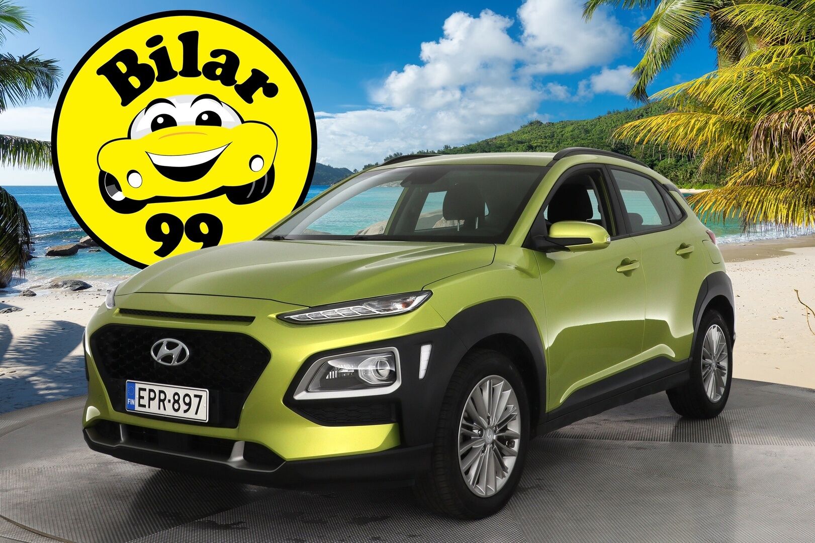Hyundai KONA 2019 1,6 T-GDI 4WD 7DCT-aut. Comfort WLTP / Suomi-Auto / Vakkari / Krell-Audio / Peruutuskamera / Vetokoukku / Lohkolämmitin - Taloudellinen Nelikko vetokoukulla !