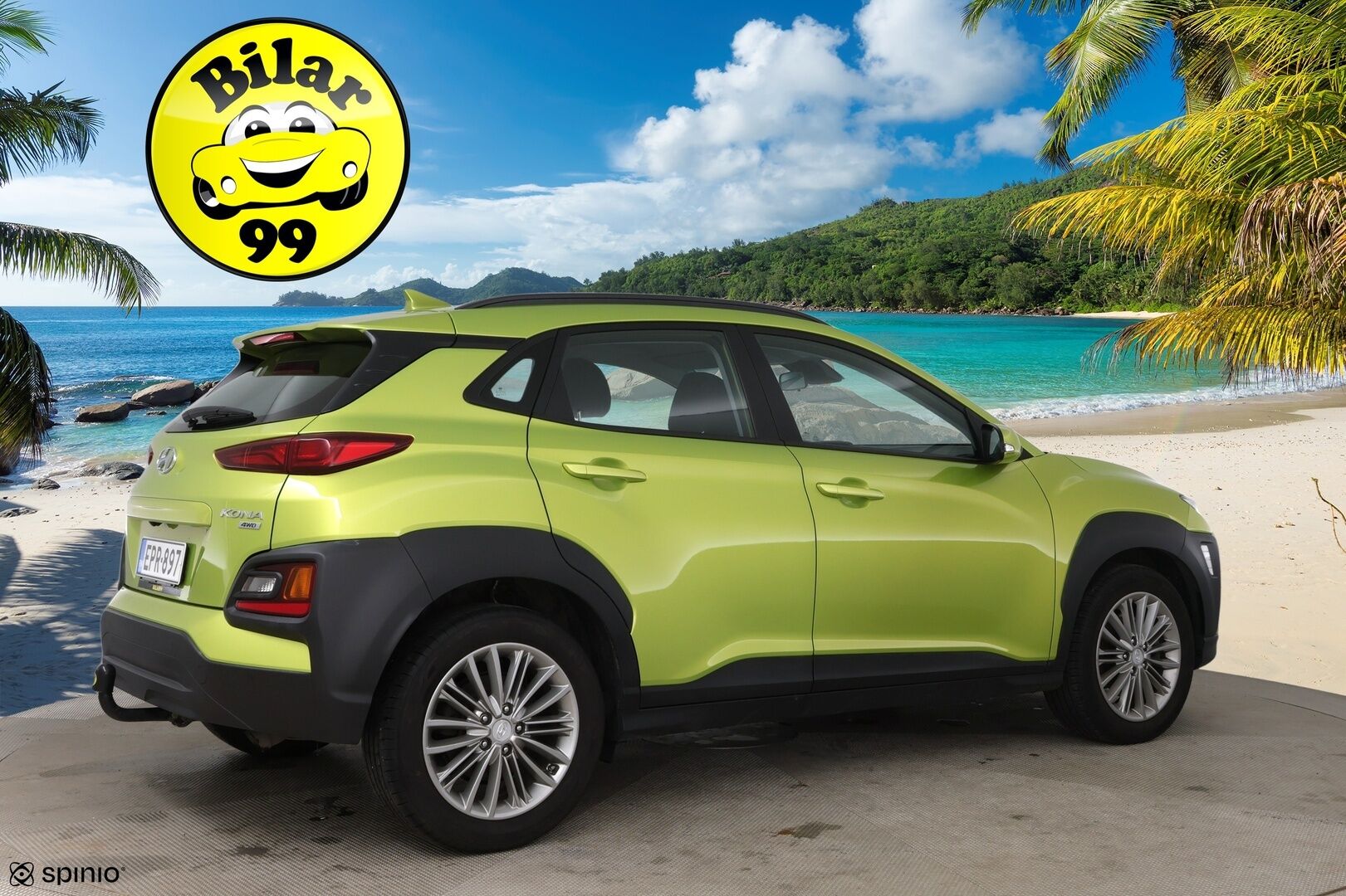 Hyundai KONA 2019 1,6 T-GDI 4WD 7DCT-aut. Comfort WLTP / Suomi-Auto / Vakkari / Krell-Audio / Peruutuskamera / Vetokoukku / Lohkolämmitin - Taloudellinen Nelikko vetokoukulla !