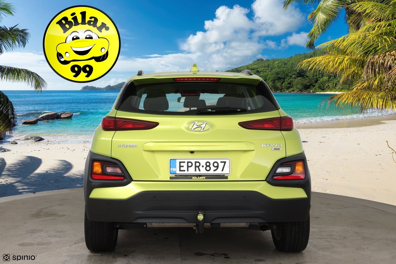 Hyundai KONA 2019 1,6 T-GDI 4WD 7DCT-aut. Comfort WLTP / Suomi-Auto / Vakkari / Krell-Audio / Peruutuskamera / Vetokoukku / Lohkolämmitin - Taloudellinen Nelikko vetokoukulla !
