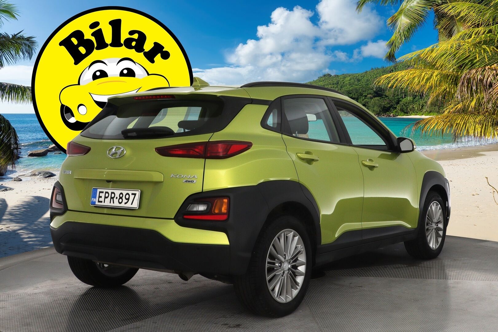 Hyundai KONA 2019 1,6 T-GDI 4WD 7DCT-aut. Comfort WLTP / Suomi-Auto / Vakkari / Krell-Audio / Peruutuskamera / Vetokoukku / Lohkolämmitin - Taloudellinen Nelikko vetokoukulla !