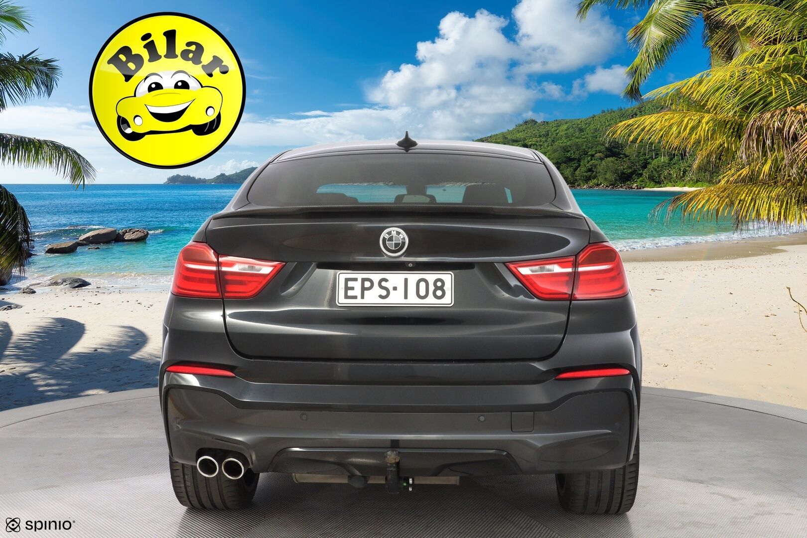 BMW X4 2014 F26 xDrive35d A X Edition M Sport *HUD / 360-kamera / Nahkasisusta / Muistipenkki / Webasto / Kattoluukku / Koukku* - HUD | 360-kamera | Nahkasisusta | Muistipenkki | Webasto | Kattoluukku | Koukku | Kahdet renkaat OEM alumiinivantein | Todella säntillinen huoltokirja
