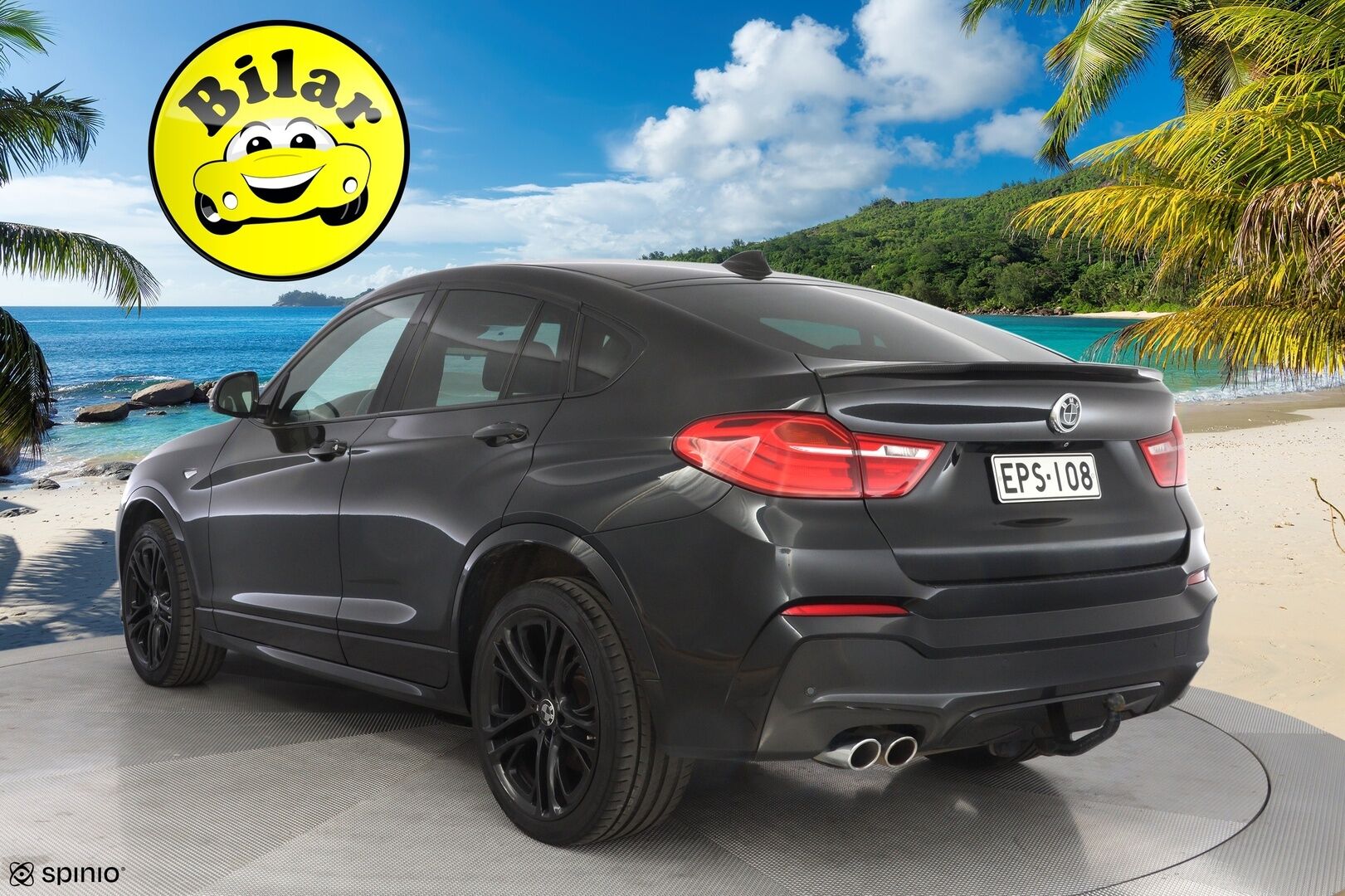 BMW X4 2014 F26 xDrive35d A X Edition M Sport *HUD / 360-kamera / Nahkasisusta / Muistipenkki / Webasto / Kattoluukku / Koukku* - HUD | 360-kamera | Nahkasisusta | Muistipenkki | Webasto | Kattoluukku | Koukku | Kahdet renkaat OEM alumiinivantein | Todella säntillinen huoltokirja