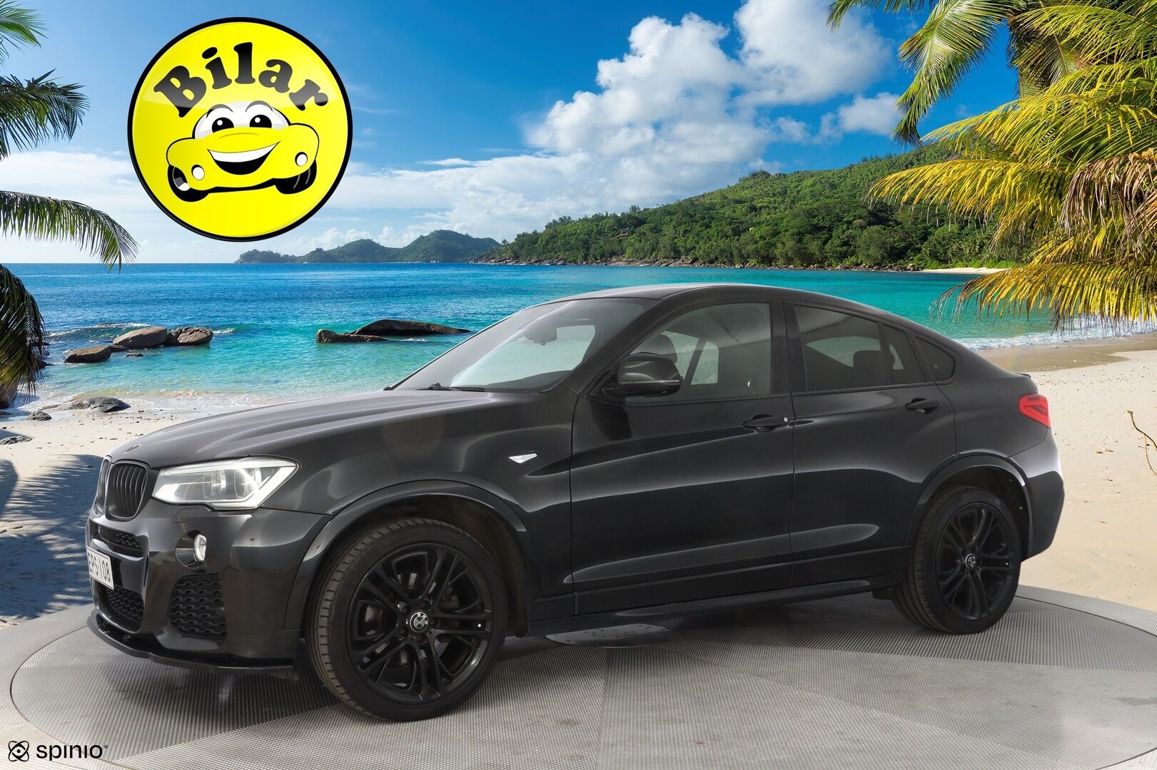 BMW X4 2014 F26 xDrive35d A X Edition M Sport *HUD / 360-kamera / Nahkasisusta / Muistipenkki / Webasto / Kattoluukku / Koukku* - HUD | 360-kamera | Nahkasisusta | Muistipenkki | Webasto | Kattoluukku | Koukku | Kahdet renkaat OEM alumiinivantein | Todella säntillinen huoltokirja