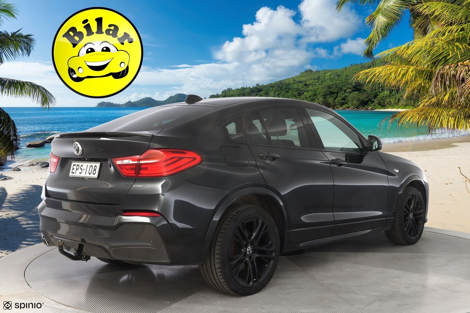 BMW X4 2014 F26 xDrive35d A X Edition M Sport *HUD / 360-kamera / Nahkasisusta / Muistipenkki / Webasto / Kattoluukku / Koukku* - HUD | 360-kamera | Nahkasisusta | Muistipenkki | Webasto | Kattoluukku | Koukku | Kahdet renkaat OEM alumiinivantein | Todella säntillinen huoltokirja