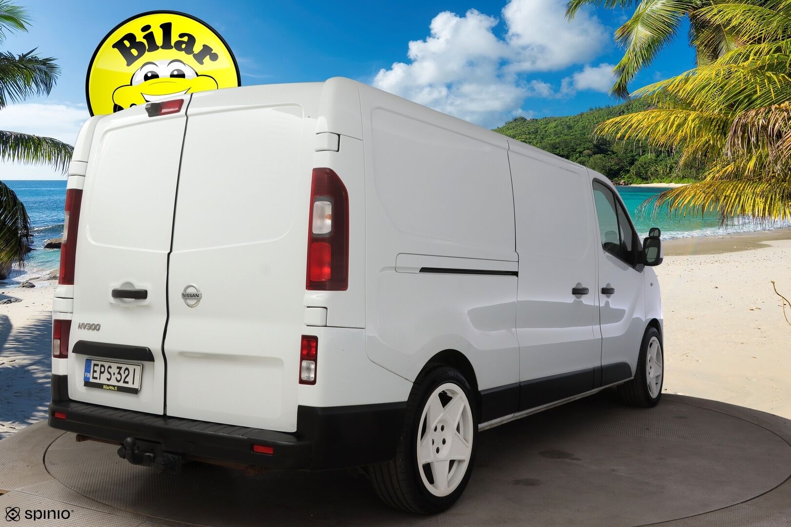 Nissan NV300 2018 Van 1,6 dCi 125 6 M/T L2H1 1.2t FWD Working Star Blind FD Blind SSD * Webasto / Kamera / Koukku / P-Tutkat / Ilmastointi * - * 1.-om Suomi-auto / ALV väh.kelpoinen / Särmät huollot / Kovat varusteet *