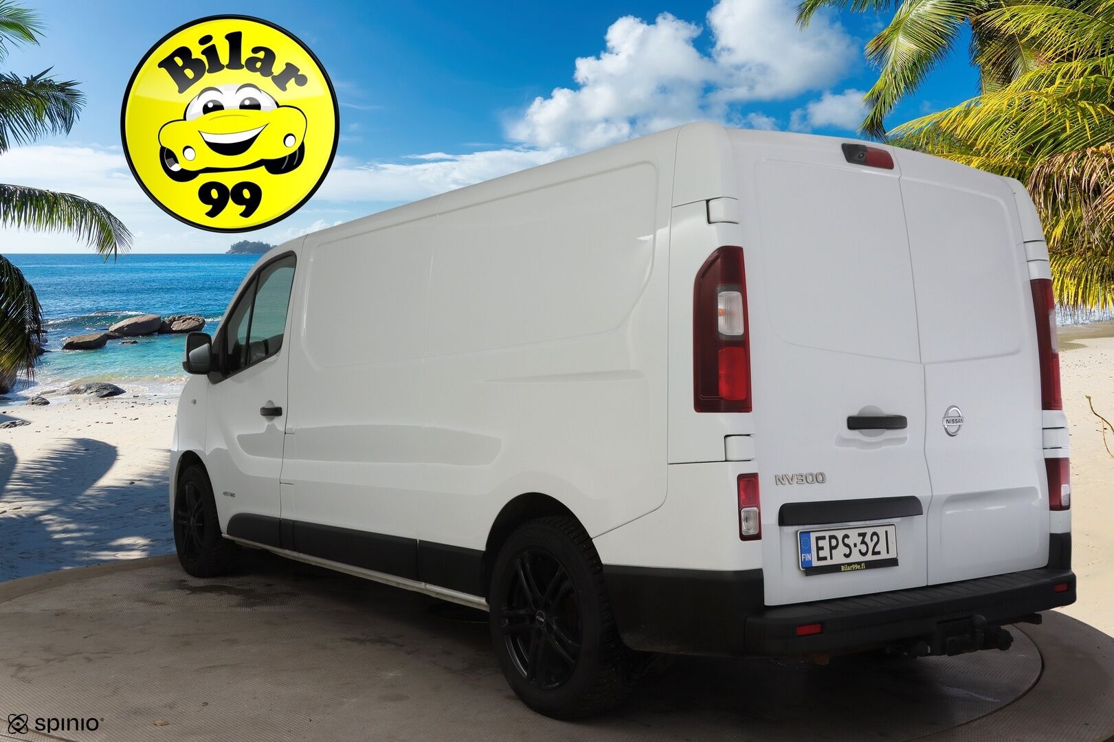 Nissan NV300 2018 Van 1,6 dCi 125 6 M/T L2H1 1.2t FWD Working Star Blind FD Blind SSD * Webasto / Kamera / Koukku / P-Tutkat / Ilmastointi * - * 1.-om Suomi-auto / ALV väh.kelpoinen / Särmät huollot / Kovat varusteet * - Osta nyt, maksa vasta ensi vuonna