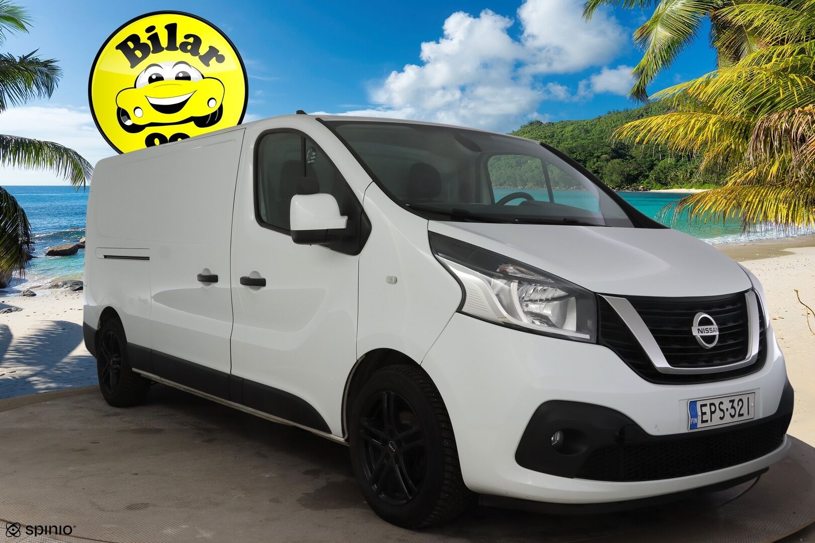 Nissan NV300 2018 Van 1,6 dCi 125 6 M/T L2H1 1.2t FWD Working Star Blind FD Blind SSD * Webasto / Kamera / Koukku / P-Tutkat / Ilmastointi * - * 1.-om Suomi-auto / ALV väh.kelpoinen / Särmät huollot / Kovat varusteet * - Osta nyt, maksa vasta ensi vuonna