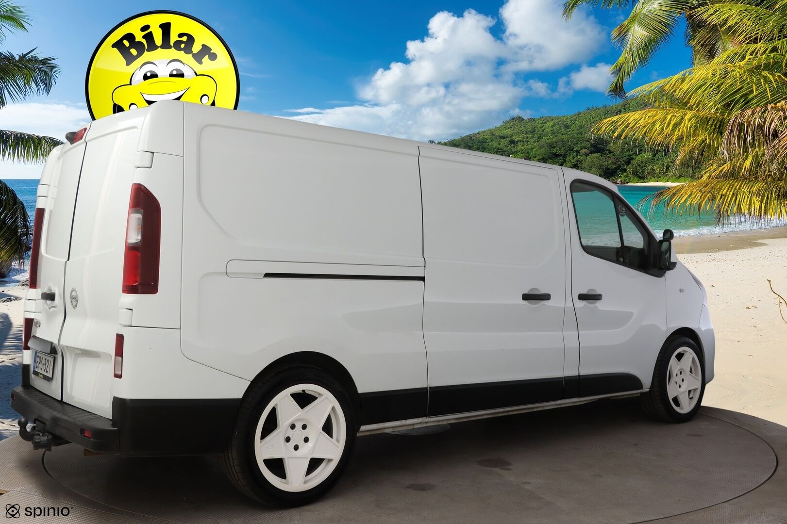 Nissan NV300 2018 Van 1,6 dCi 125 6 M/T L2H1 1.2t FWD Working Star Blind FD Blind SSD * Webasto / Kamera / Koukku / P-Tutkat / Ilmastointi * - * 1.-om Suomi-auto / ALV väh.kelpoinen / Särmät huollot / Kovat varusteet *