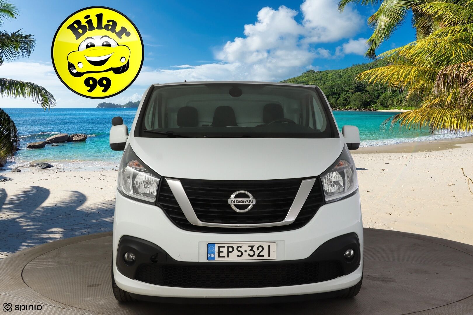 Nissan NV300 2018 Van 1,6 dCi 125 6 M/T L2H1 1.2t FWD Working Star Blind FD Blind SSD * Webasto / Kamera / Koukku / P-Tutkat / Ilmastointi * - * 1.-om Suomi-auto / ALV väh.kelpoinen / Särmät huollot / Kovat varusteet *