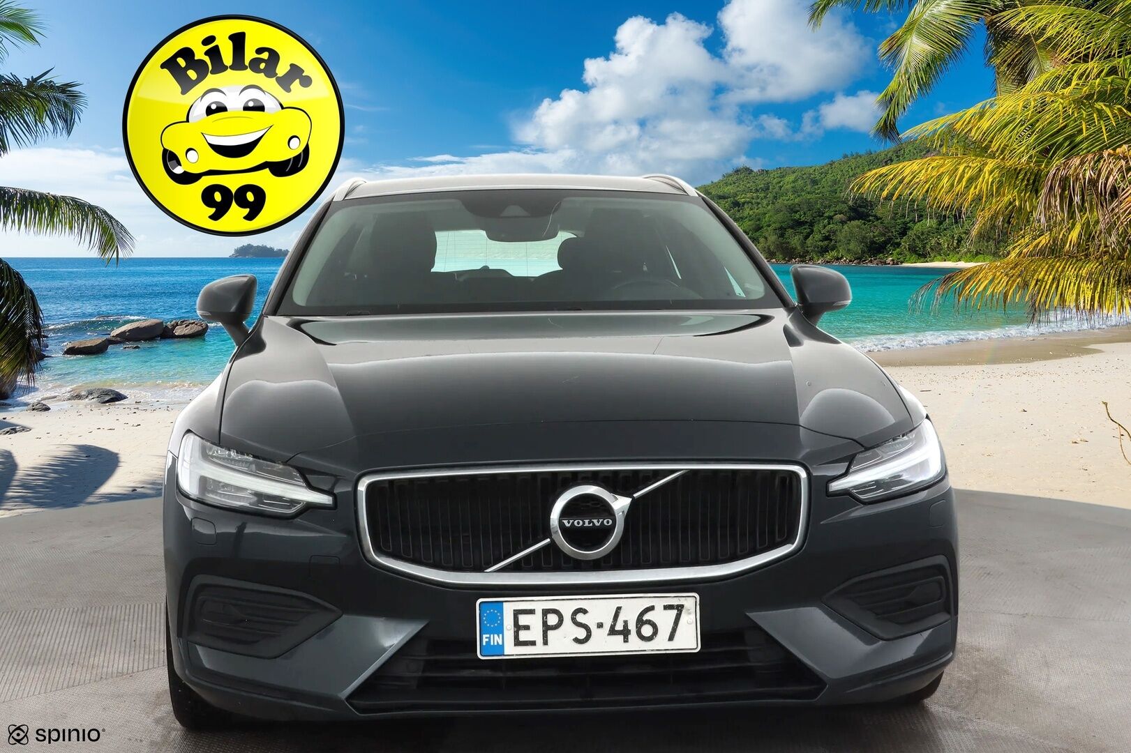 Volvo V60 2019 D3 Business aut * Webasto / ACC / LED / Kaistavahti / Navi / Keyless * - Suomi-auto / Kahdet renkaat aluvanteilla