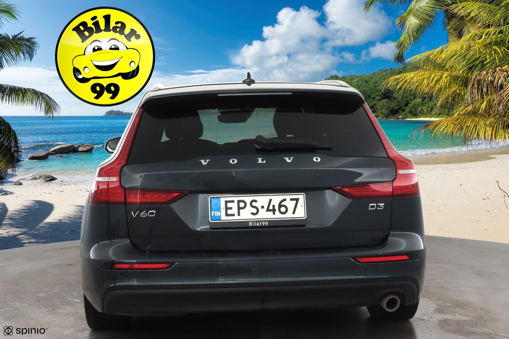 Volvo V60 2019 D3 Business aut - Webasto | ACC | KeylessGo | Hifi | LED | VOC | Suomi-auto | Pilot Assist | Jakohihna vaihdettu 02/2025 | 2x renkkat&vanteet