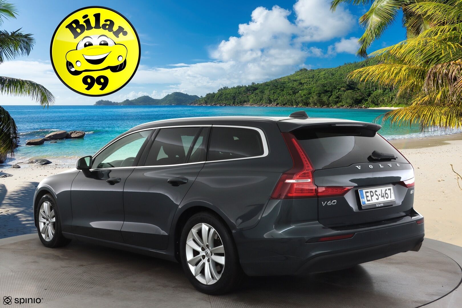 Volvo V60 2019 D3 Business aut * Webasto / ACC / LED / Kaistavahti / Navi / Keyless * - Suomi-auto / Kahdet renkaat aluvanteilla - HULLUT AVAJAISHULINAT KORKOTARJOUS 3,29 %