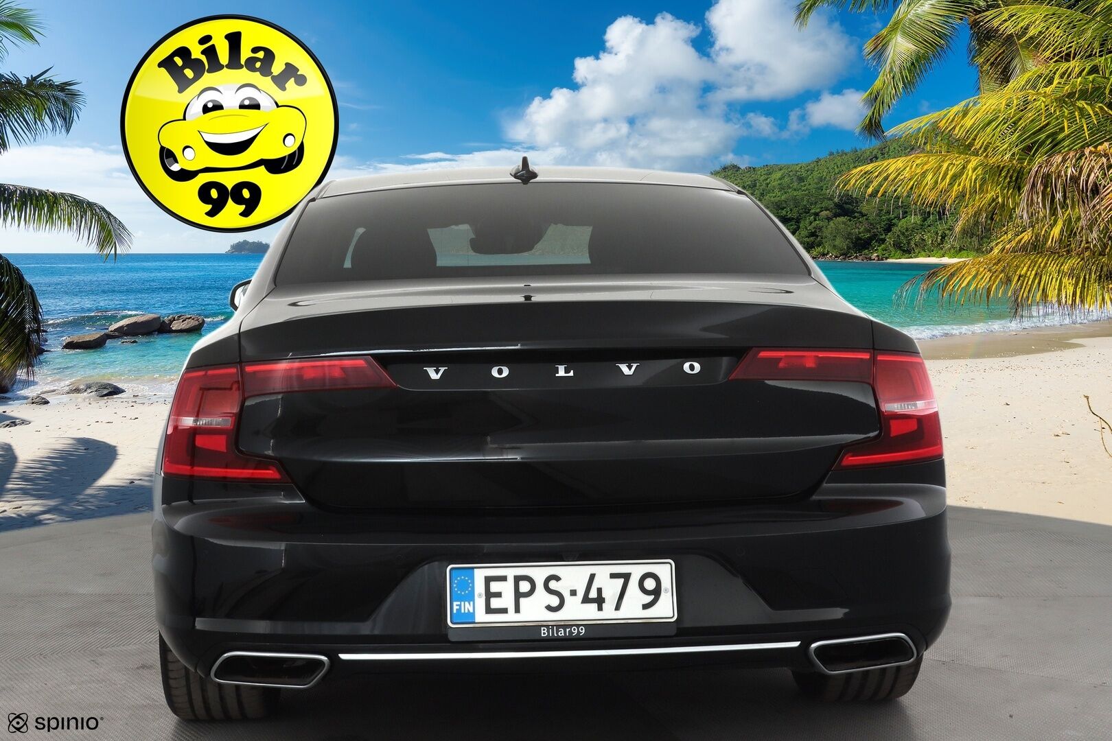 Volvo S90 2019 T8 AWD Inscription aut * ACC / Webasto / 360° / HUD / Ilmajouset / High performance audio / Ruskeat nahat * - Kahdet renkaat aluvanteilla / Merkkihuollettu