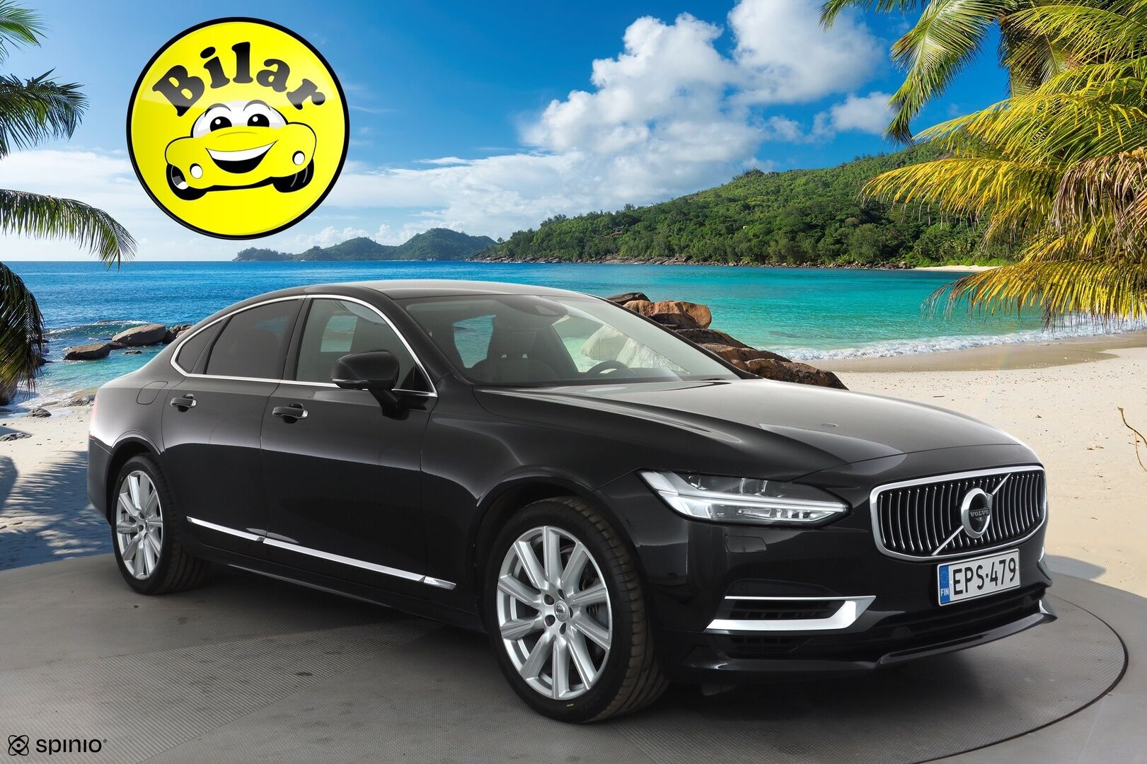 Volvo S90 2019 T8 AWD Inscription aut - | ACC | 360° | HUD | Webasto | Ruskeat nahat | High performance audio | Muistipenkki |