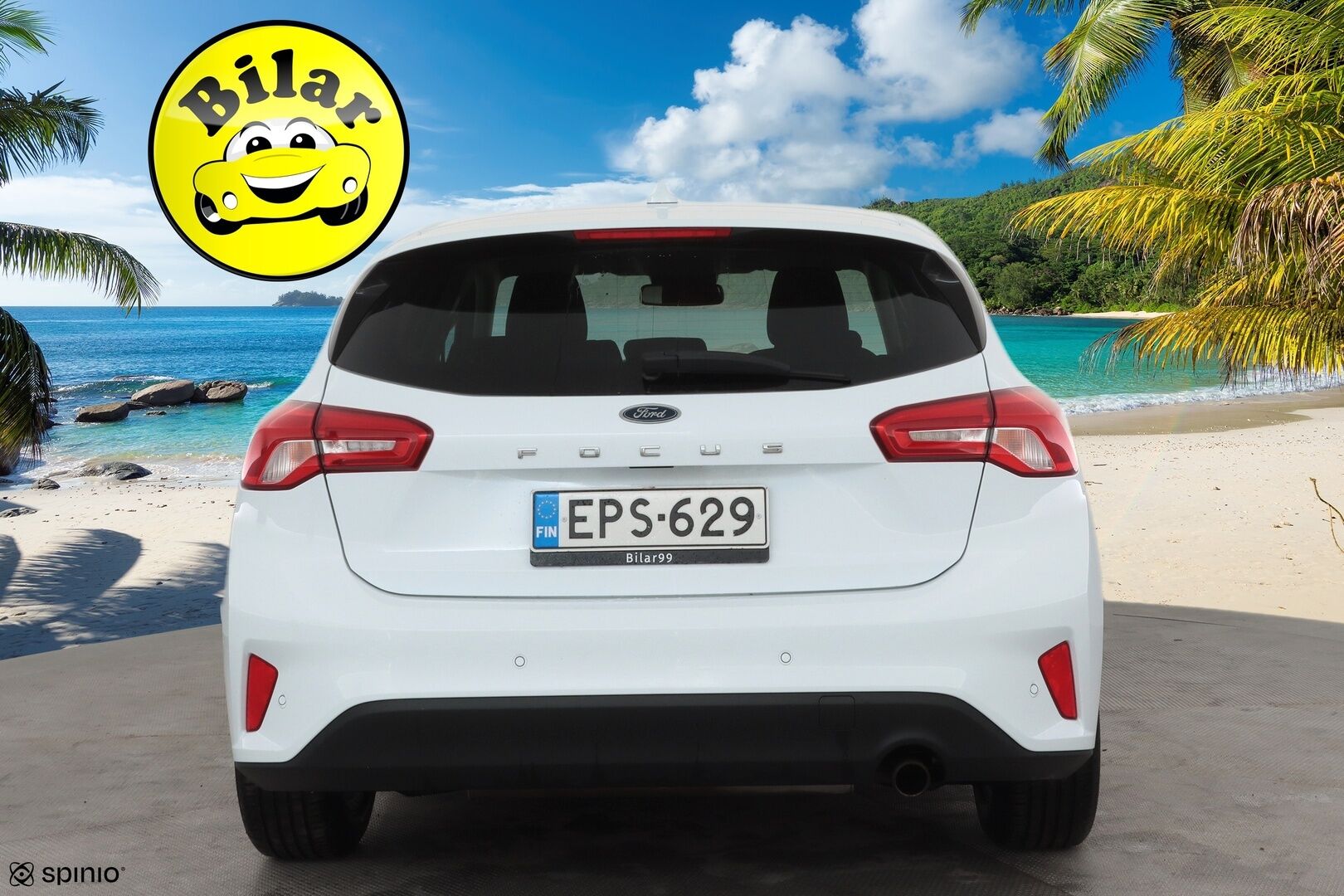 Ford Focus 2019 1,0 EcoBoost 125hv M6 Titanium 5-ovinen - | ACC | Lohko+Sisä | Keyless | Navi | Ratinlämmitin | P.tutkat |