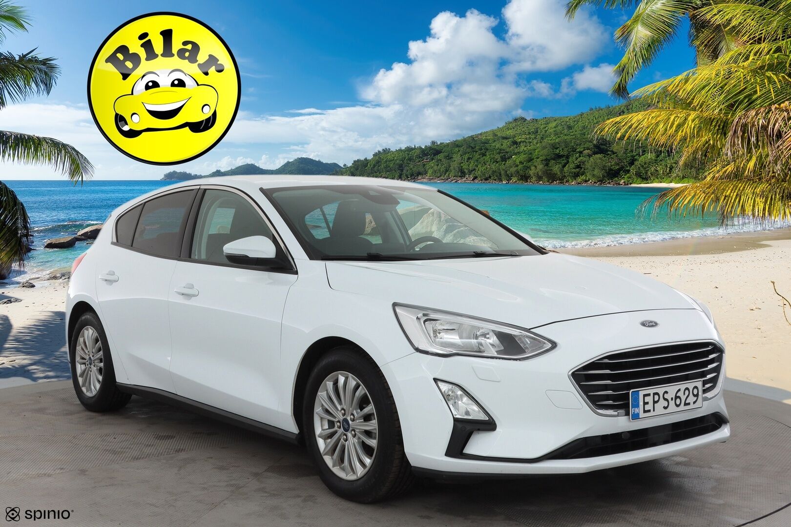 Ford Focus 2019 1,0 EcoBoost 125hv M6 Titanium 5-ovinen - | ACC | Lohko+Sisä | Keyless | Navi | Ratinlämmitin | P.tutkat |