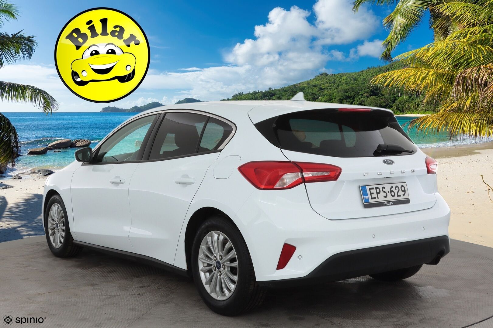 Ford Focus 2019 1,0 EcoBoost 125hv M6 Titanium 5-ovinen - | ACC | Lohko+Sisä | Keyless | Navi | Ratinlämmitin | P.tutkat |