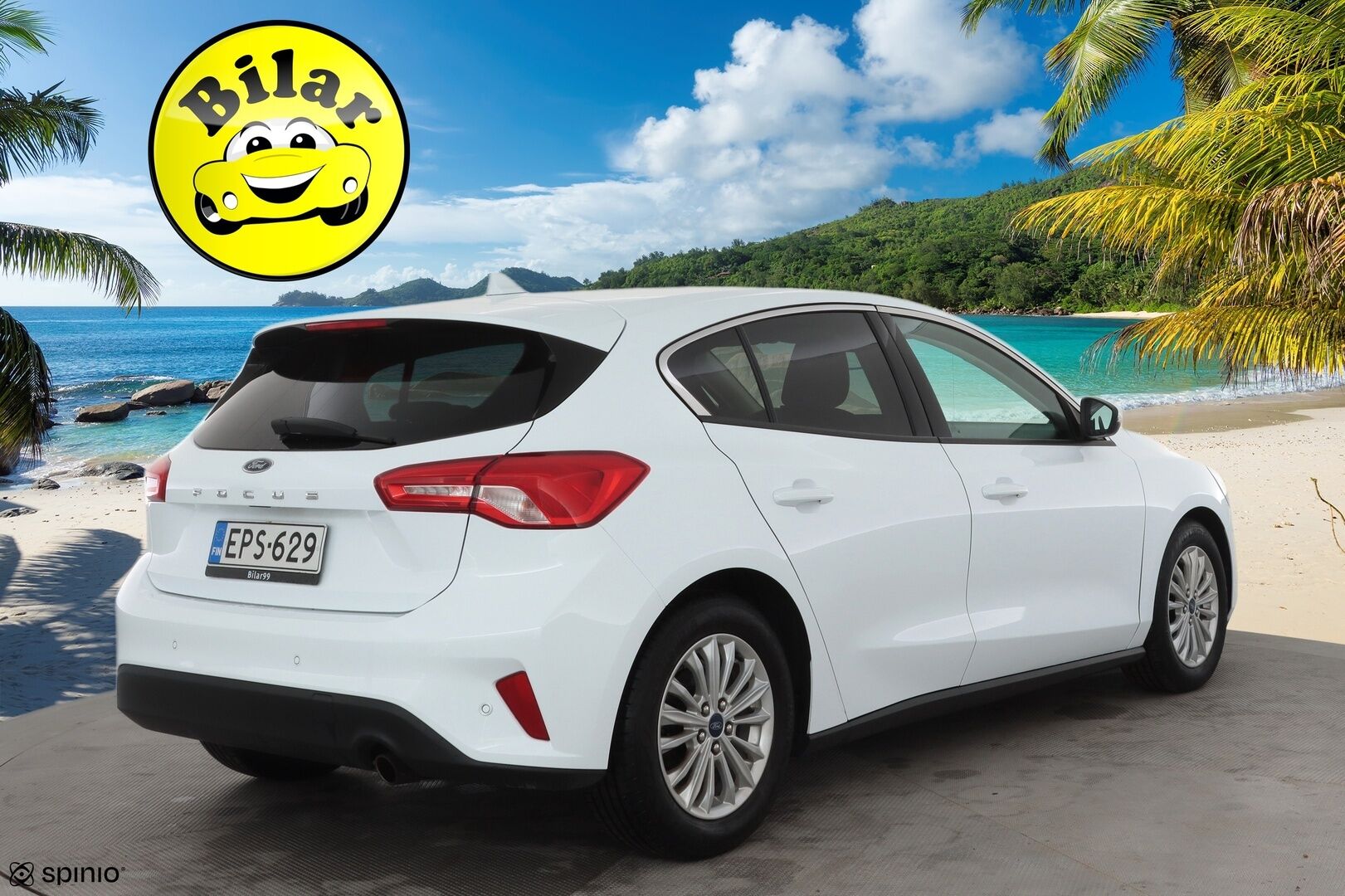 Ford Focus 2019 1,0 EcoBoost 125hv M6 Titanium 5-ovinen - | ACC | Lohko+Sisä | Keyless | Navi | Ratinlämmitin | P.tutkat |