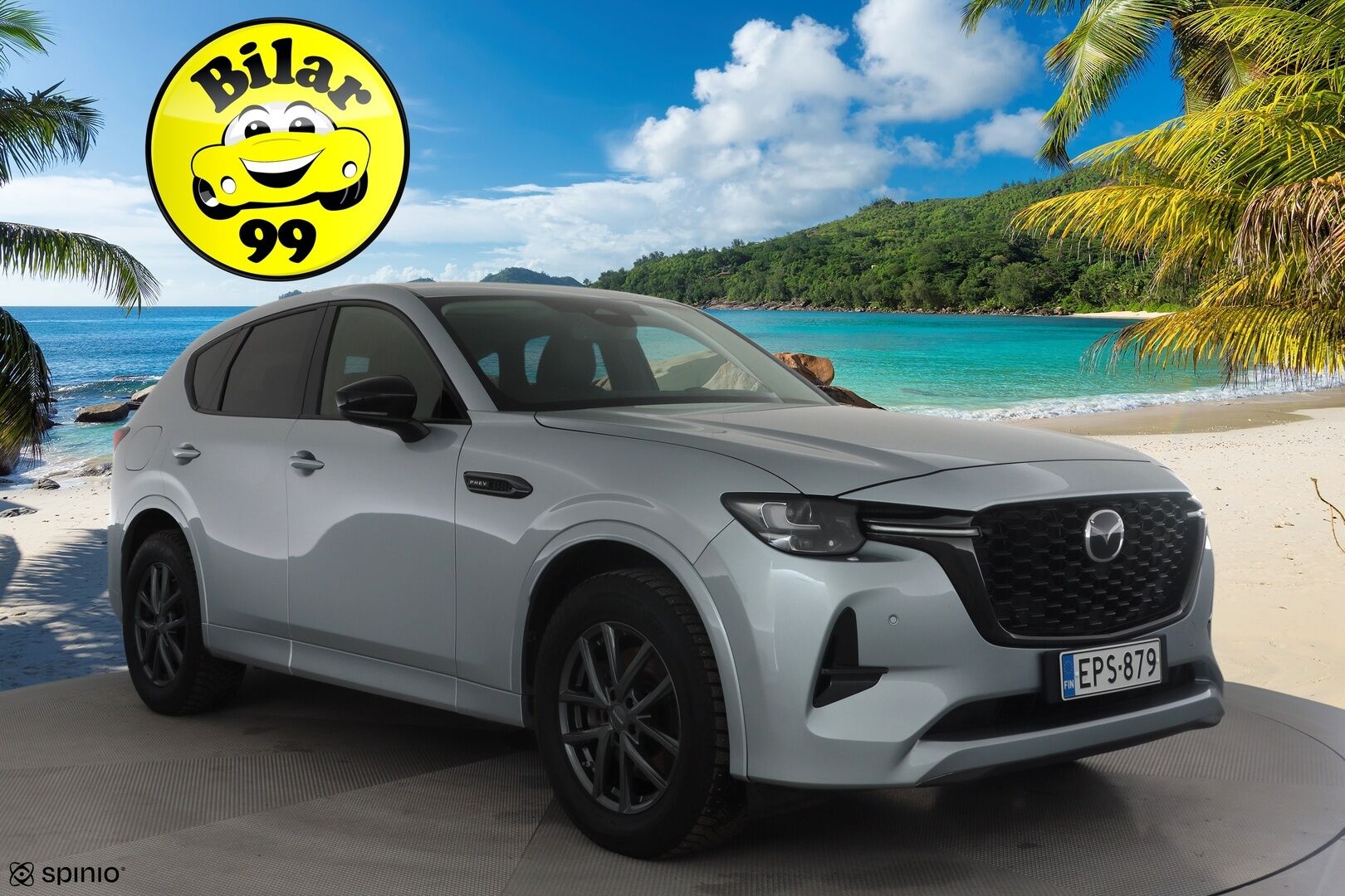 Mazda CX-60 2022 2.5 PHEV 8AT AWD PR Homura * ACC / HUD / Panorama / Muistipenkki / P.kamera / Ilmastoidut nahat / LED / Navi * - Suomi-auto / Akku kuntotarkastettu SoH 94% / Kahdet renkaat aluvanteilla / Merkkihuollettu