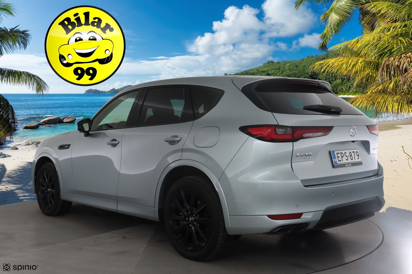 Mazda CX-60 2022 2.5 PHEV 8AT AWD PR Homura * ACC / HUD / Panorama / Muistipenkki / P.kamera / Ilmastoidut nahat / LED / Navi * - Suomi-auto / Akku kuntotarkastettu SoH 94% / Kahdet renkaat aluvanteilla / Merkkihuollettu