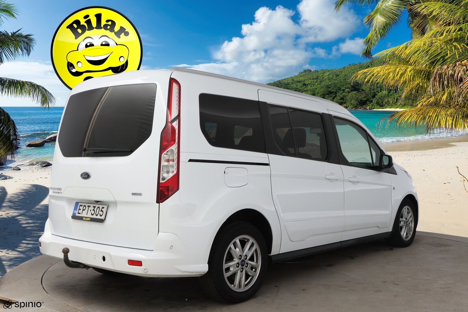 Ford Grand Tourneo Connect 2018 1,5 TDCi 120 hv A8 Titanium 5-ovinen - 7-P / Webasto / Panoraama / Vetokoukku / P.Kamera / Lohko / Vakkari / Suomiauto