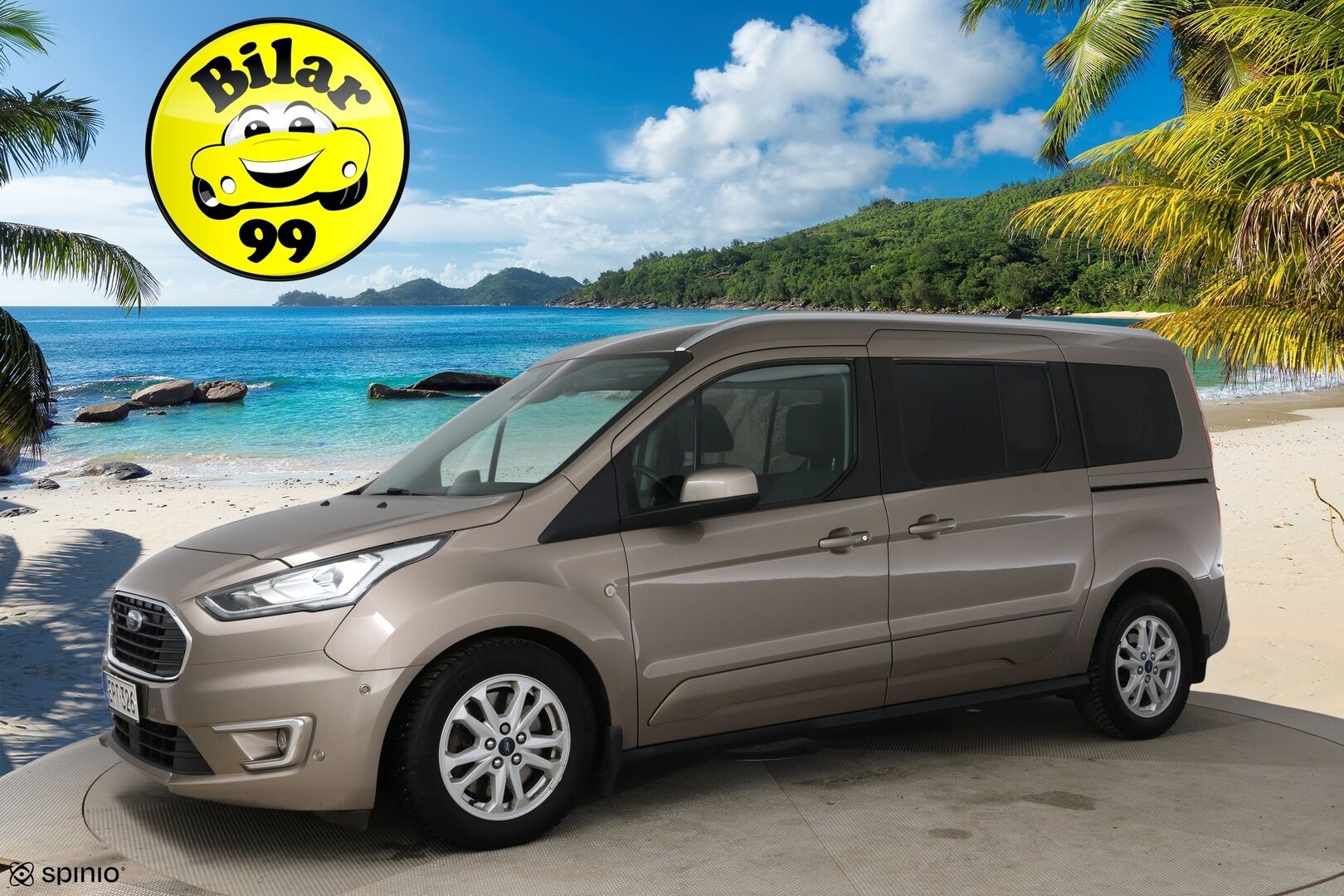 Ford Grand Tourneo Connect 2018 1,5 TDCi 120 hv A8 Titanium 7-paik. / 1- omist - Suomi-Auto / Vakkari / PA-Lämmitin / Lasikatto / P-kamera / NAVI / KeylessGo - Minikilometrit & Juuri Huollettu !