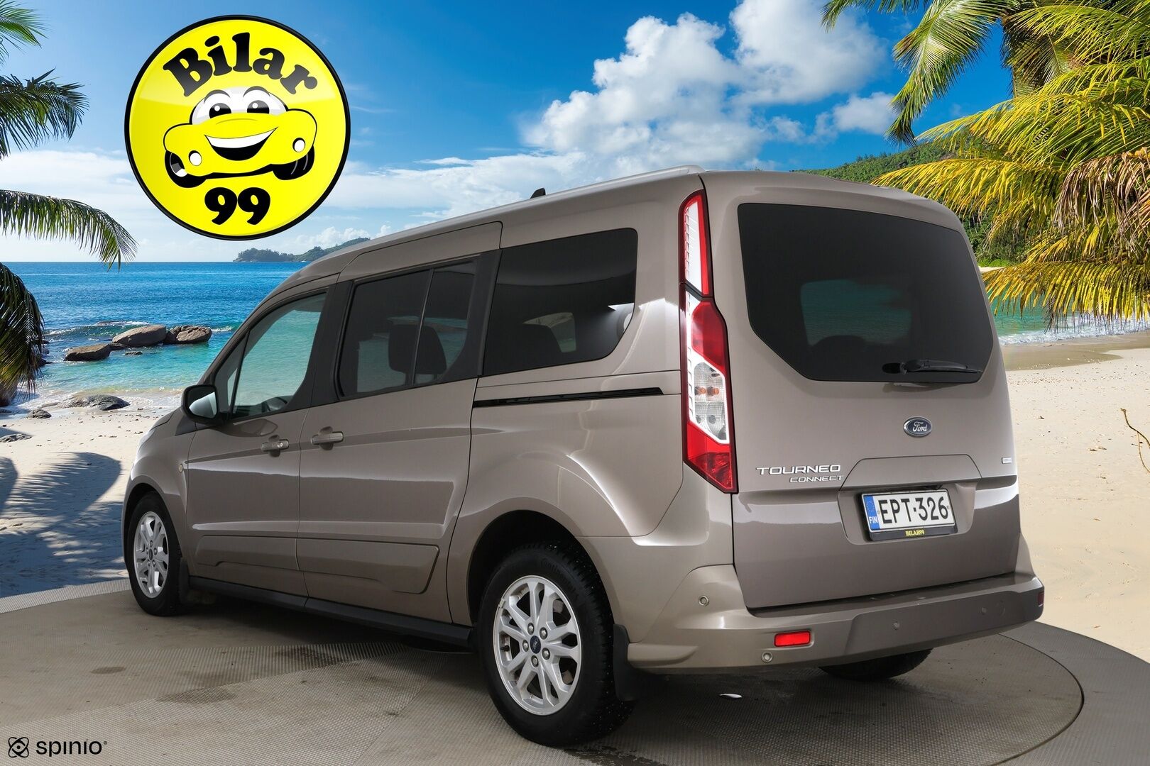 Ford Grand Tourneo Connect 2018 1,5 TDCi 120 hv A8 Titanium 7-paik. * Webasto / Lasikatto / P-kamera / NAVI / KeylessGo / Vakkari  * - 1-om-Suomi-Auto / Vähän ajettu / Juuri Huollettu - HULLUT AVAJAISHULINAT KORKOTARJOUS 3,29 %