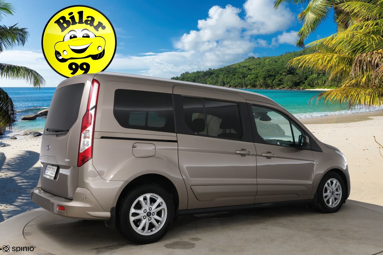 Ford Grand Tourneo Connect 2018 1,5 TDCi 120 hv A8 Titanium 7-paik. * Webasto / Lasikatto / P-kamera / NAVI / KeylessGo / Vakkari  * - 1-om-Suomi-Auto / Vähän ajettu / Juuri Huollettu - HULLUT AVAJAISHULINAT KORKOTARJOUS 3,29 %