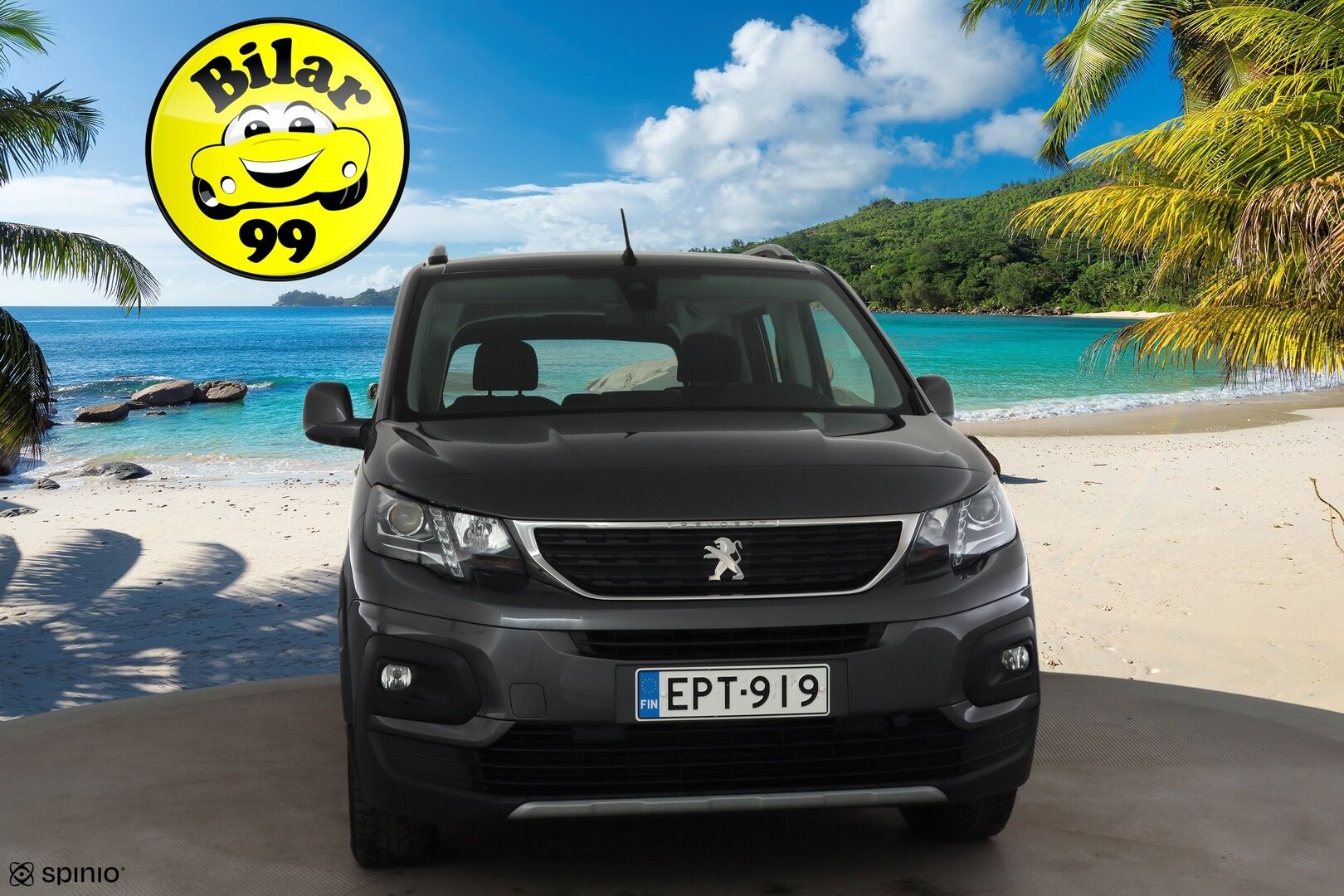 Peugeot Rifter 2019 Allure BlueHDi 100 S&S L1 * Vakkari / P.Tutka / Lohko+Sisä / Koukku / Navi * - Suomi-auto / Merkkihuollettu