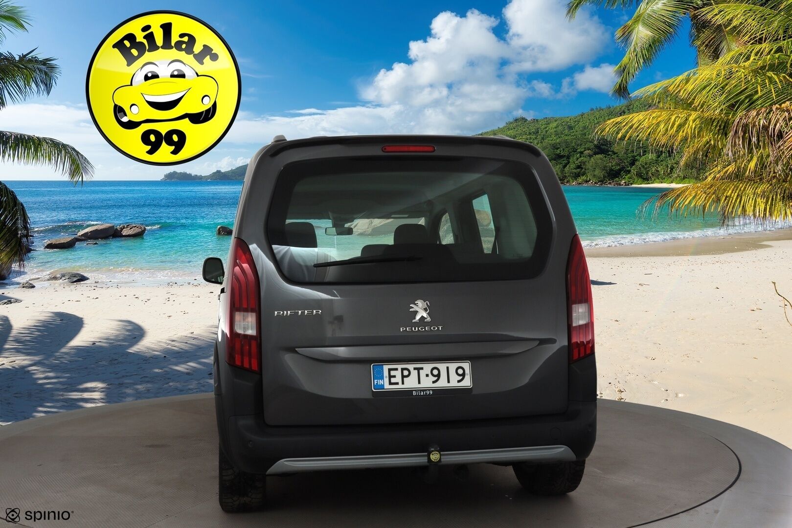 Peugeot Rifter 2019 Allure BlueHDi 100 S&S L1 * Vakkari / P.Tutka / Lohko+Sisä / Koukku / Navi * - Suomi-auto / Merkkihuollettu