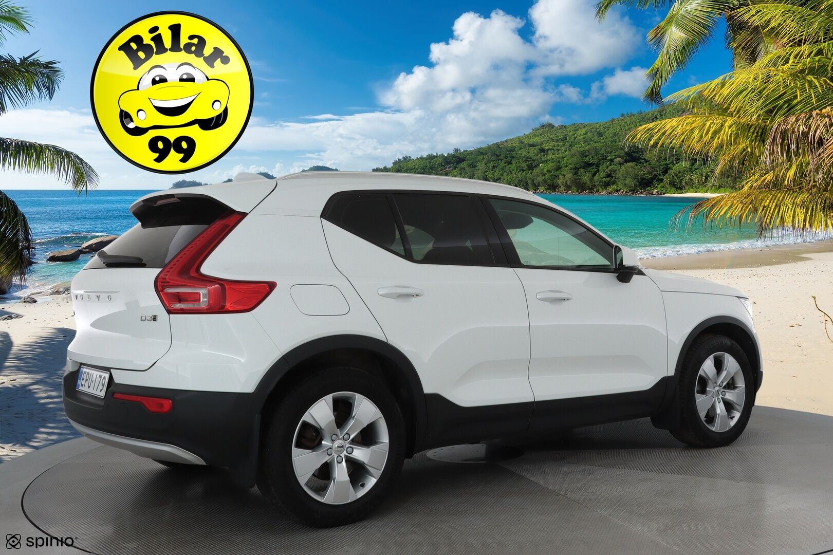 Volvo XC40 2019 D3 AWD Momentum aut **Adapt.vakkari / P.kamera / Full LED / Navi / Webasto / Koukku** - Suomi-auto / Merkkihuollettu / Kahdet renkaat aluvanteilla / Penkinlämmittimet takana / Ratinlämmitin / Ohjauspyörän lämmitin / Digimittaristo