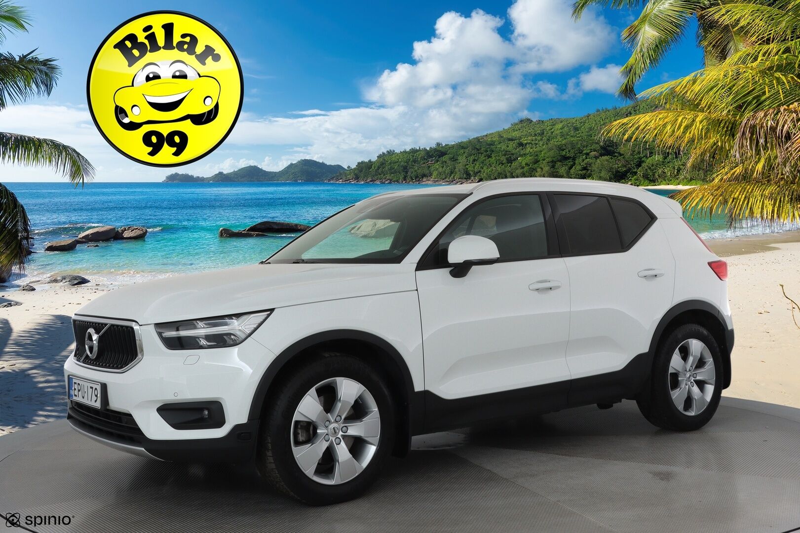 Volvo XC40 2019 D3 AWD Momentum aut **Adapt.vakkari / P.kamera / Full LED / Navi / Webasto / Koukku** - Suomi-auto / Merkkihuollettu / Kahdet renkaat aluvanteilla / Penkinlämmittimet takana / Ratinlämmitin / Ohjauspyörän lämmitin / Digimittaristo
