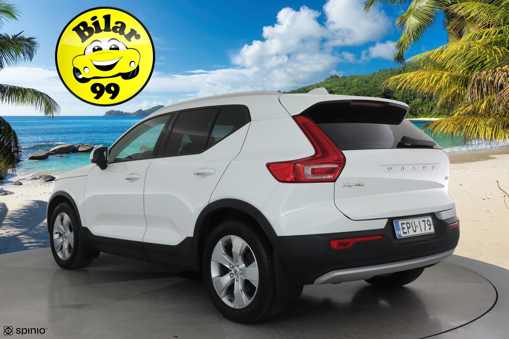 Volvo XC40 2019 D3 AWD Momentum aut **Adapt.vakkari / P.kamera / Full LED / Navi / Webasto / Koukku** - Suomi-auto / Merkkihuollettu / Kahdet renkaat aluvanteilla / Penkinlämmittimet takana / Ratinlämmitin / Ohjauspyörän lämmitin / Digimittaristo