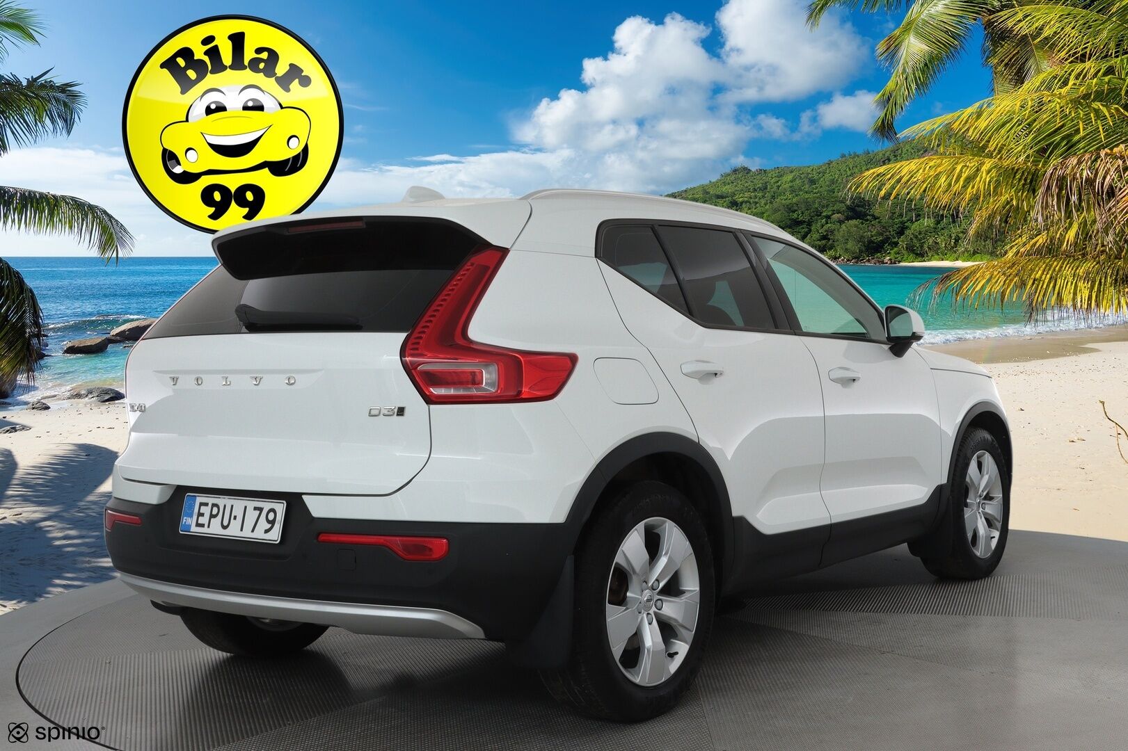 Volvo XC40 2019 D3 AWD Momentum aut **Adapt.vakkari / P.kamera / Full LED / Navi / Webasto / Koukku** - Suomi-auto / Merkkihuollettu / Kahdet renkaat aluvanteilla / Penkinlämmittimet takana / Ratinlämmitin / Ohjauspyörän lämmitin / Digimittaristo