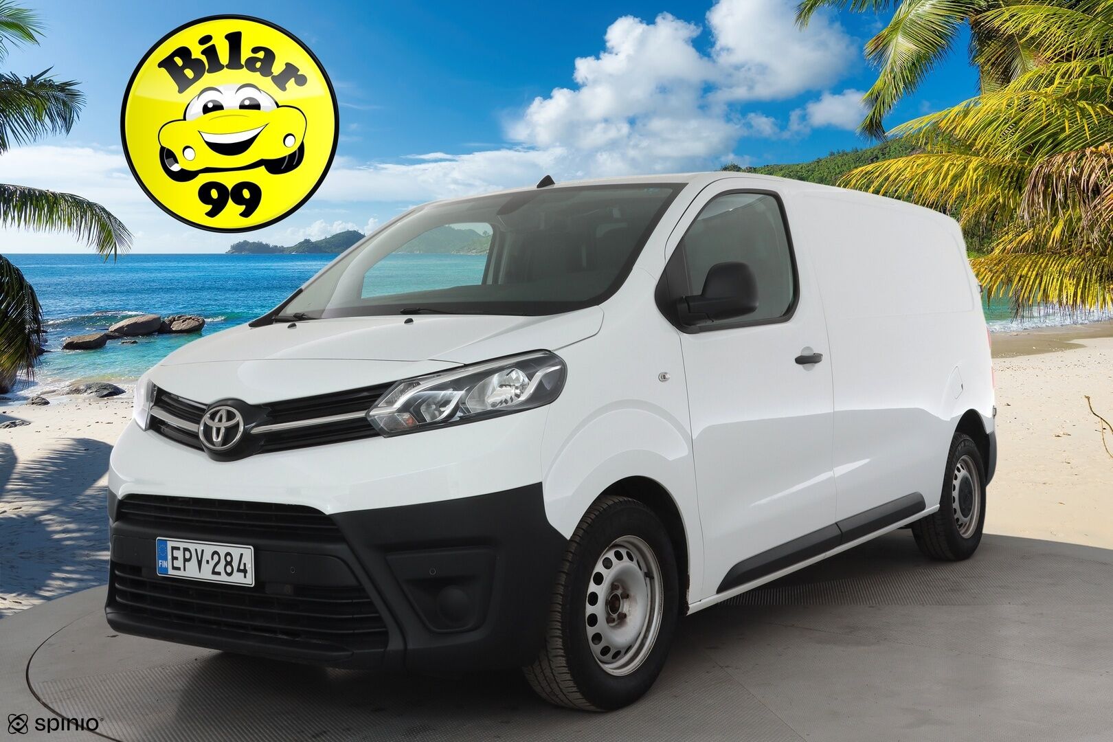 Toyota Proace 2020 L1 2,0 D 120 * Vakkari / Webasto / P.tutkat / Puolinahat / Bluetooth / 2x Renkaat / ALV * - 1.Om Suomi-auto / Juuri huollettu - HULLUT AVAJAISHULINAT KORKOTARJOUS 3,29 %