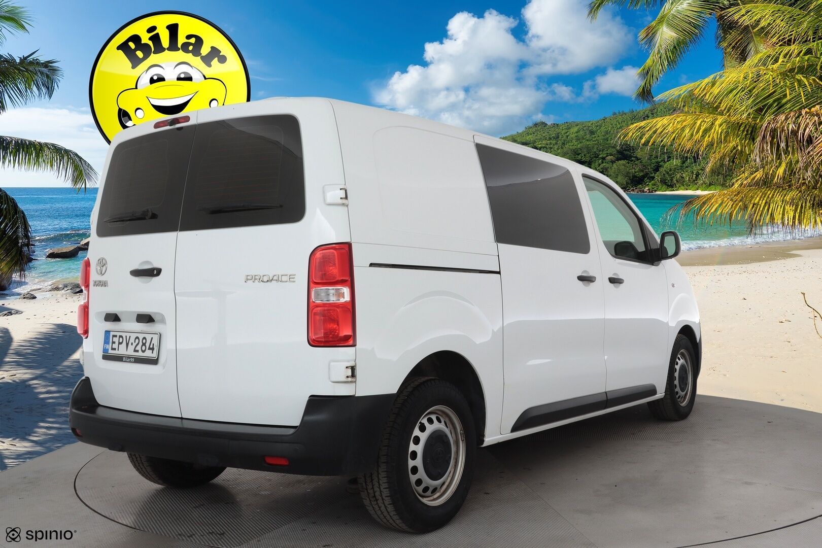 Toyota Proace 2020 L1 2,0 D 120 * Vakkari / Webasto / P.tutkat / Puolinahat / Bluetooth / 2x Renkaat / ALV * - 1.Om Suomi-auto / Juuri huollettu - HULLUT AVAJAISHULINAT KORKOTARJOUS 3,29 %