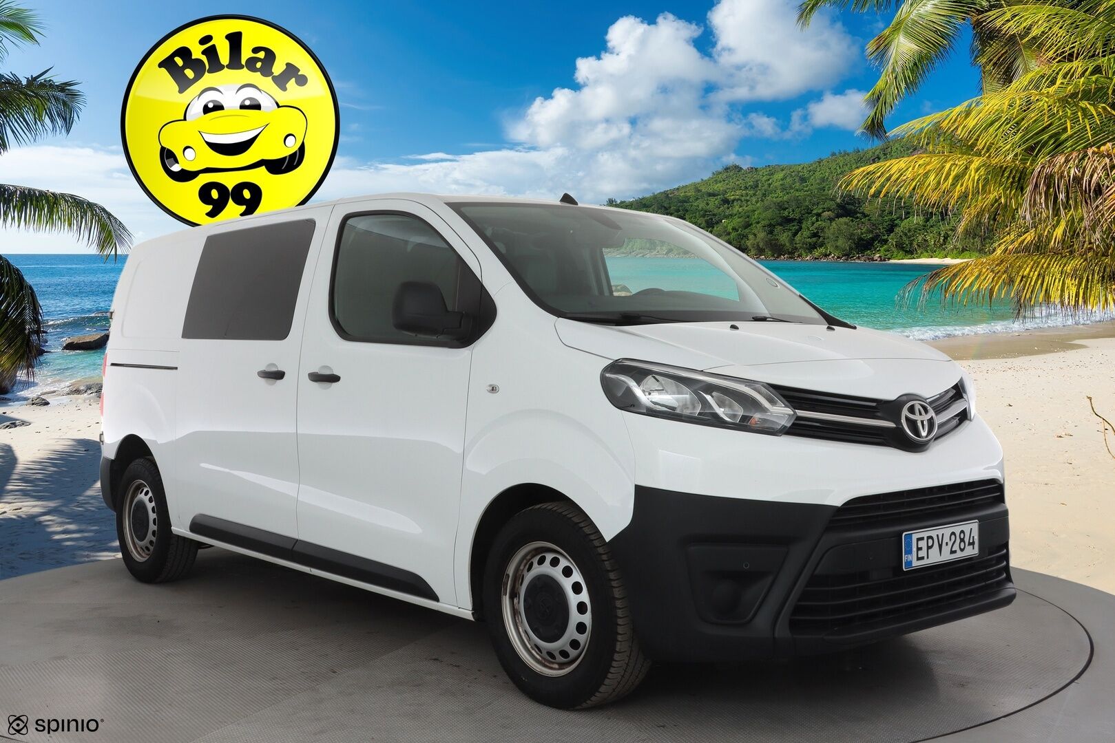 Toyota Proace 2020 L1 2,0 D 120 * Vakkari / Webasto / P.tutkat / Puolinahat / Bluetooth / 2x Renkaat / ALV * - 1.Om Suomi-auto / Juuri huollettu - HULLUT AVAJAISHULINAT KORKOTARJOUS 3,29 %