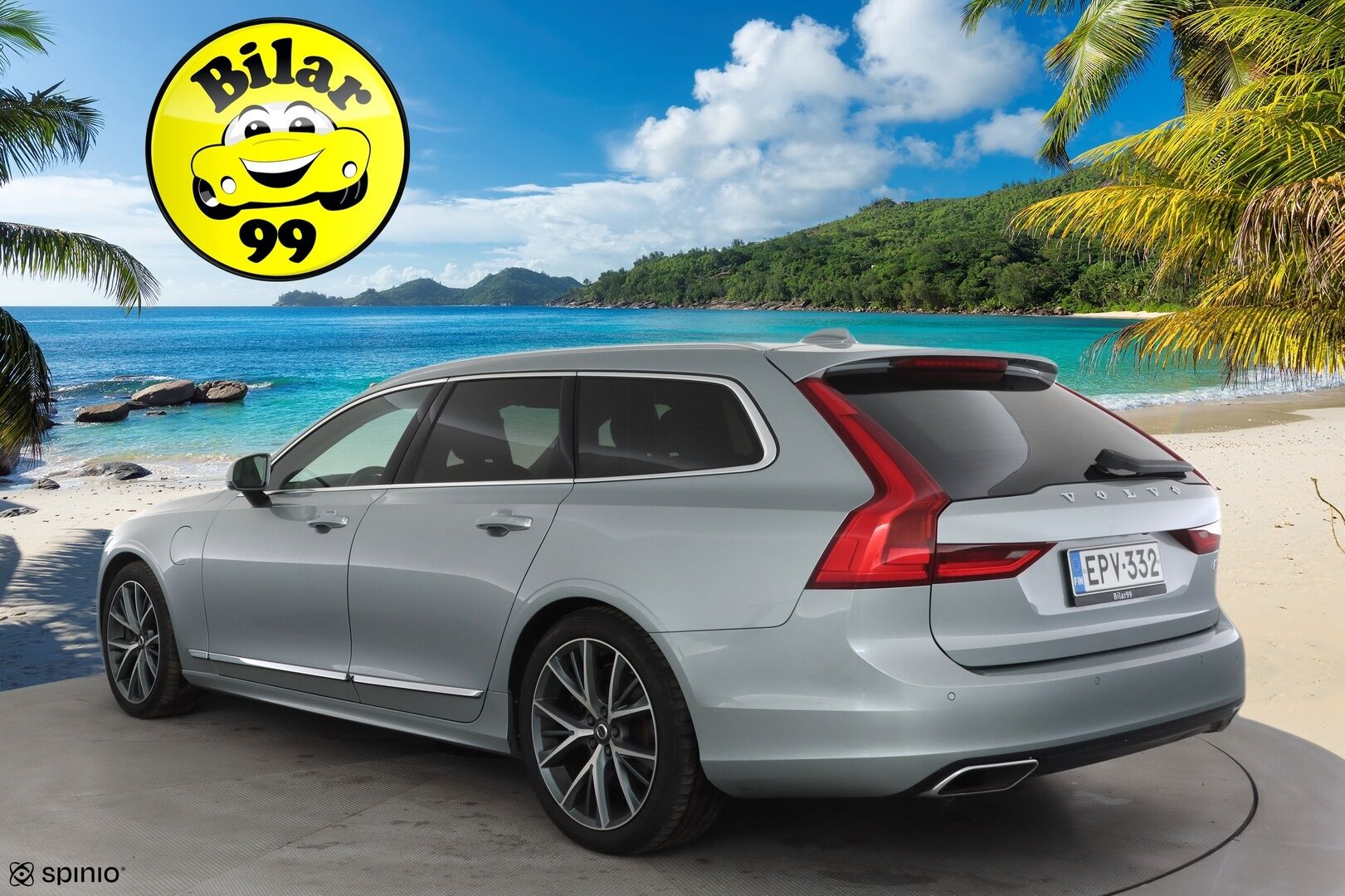Volvo V90 2019 T8 AWD Inscription aut * ACC / Webasto / Panorama / Full LED / Muistipenkki / P.kamera / Vaaleat nahat / BLIS / Navi / Keyless * - Suomi-auto / Kahdet renkaat aluvanteilla - HULLUT AVAJAISHULINAT KORKOTARJOUS 3,29 %