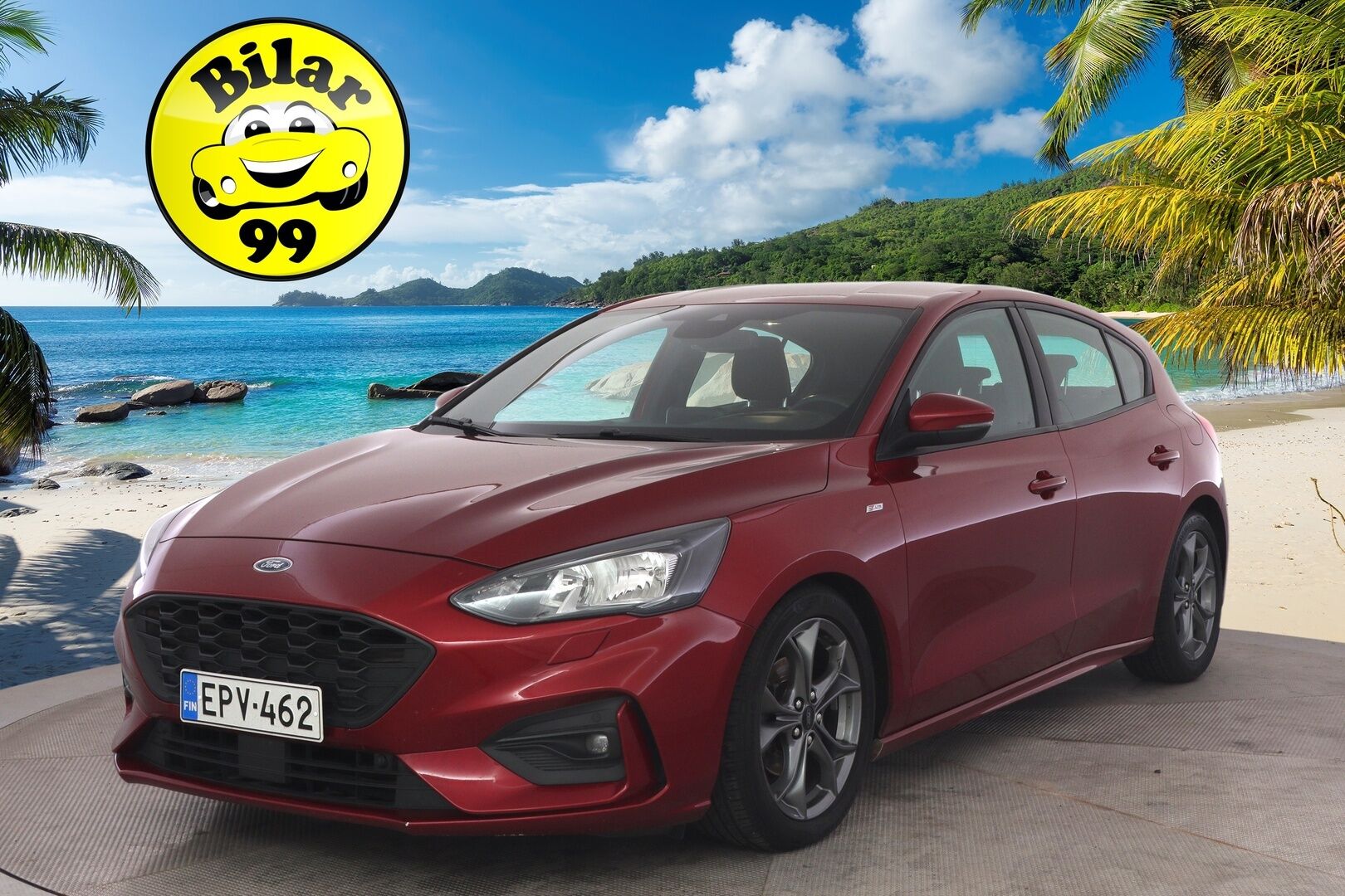 Ford Focus 2020 1,5 TDCi EcoBlue 120hv Start/Stop A8 ST-Line 5-ovinen *HUD / Vakkari / Tutkat / Apple carplay* - *Suomi auto / HUD / Näyttävä / ST-Line*