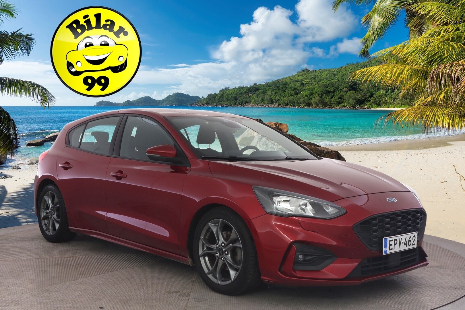 Ford Focus 2020 1,5 TDCi EcoBlue 120hv Start/Stop A8 ST-Line 5-ovinen *HUD / Vakkari / Tutkat / Apple carplay* - *Suomi auto / HUD / Näyttävä / ST-Line*